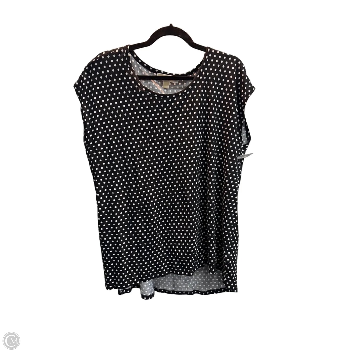 Top Sleeveless By Michael By Michael Kors In Polkadot Pattern, Size: 1x