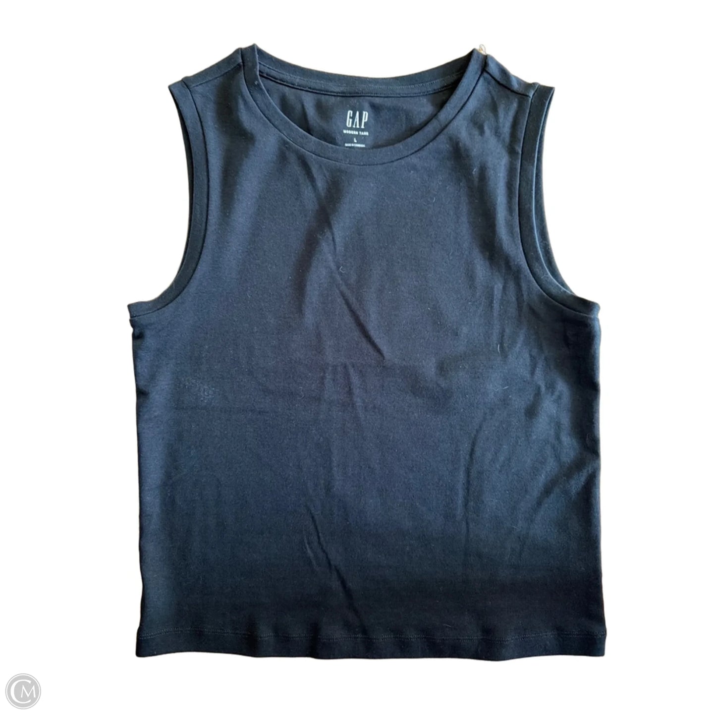 Tank Top By Gap In Black, Size: L