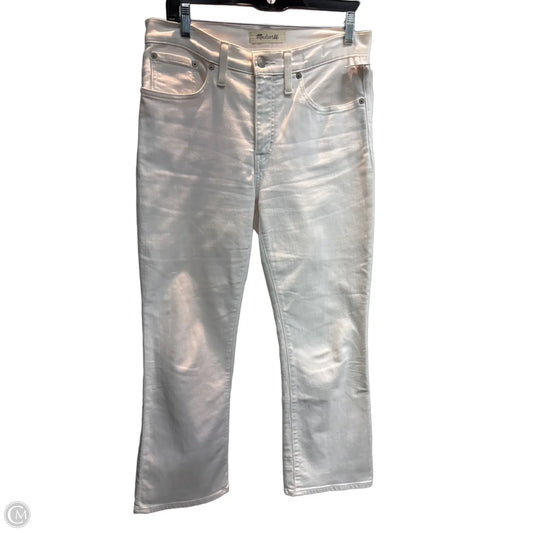 Jeans Straight By Madewell In White Denim, Size: 6