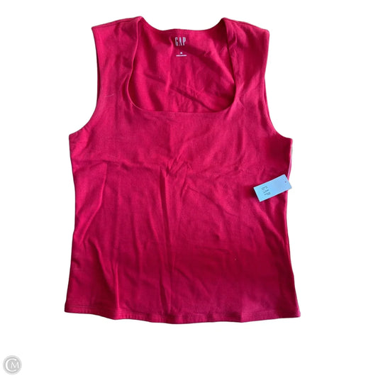 Tank Top By Gap In Red, Size: M