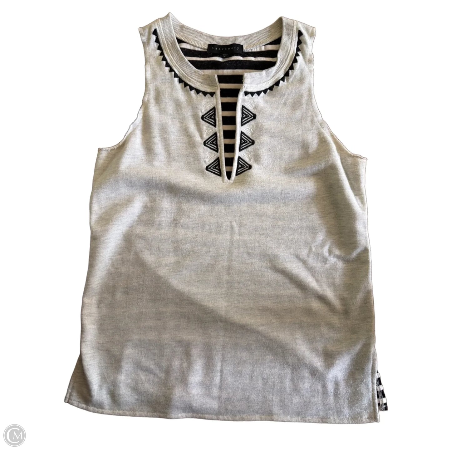Top Sleeveless By Sanctuary In Grey, Size: M