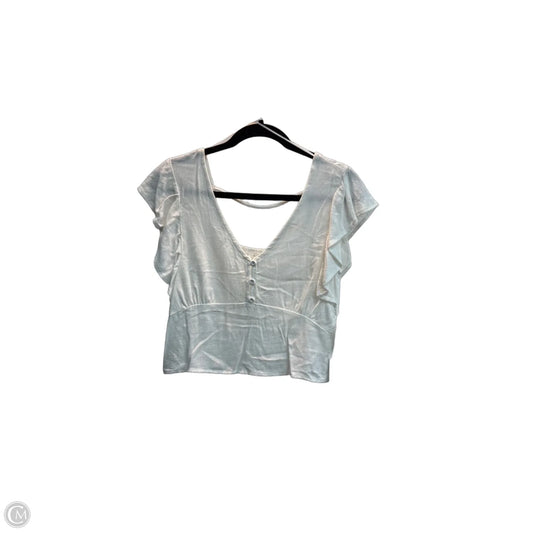 Top Sleeveless By Kirious In White, Size: L