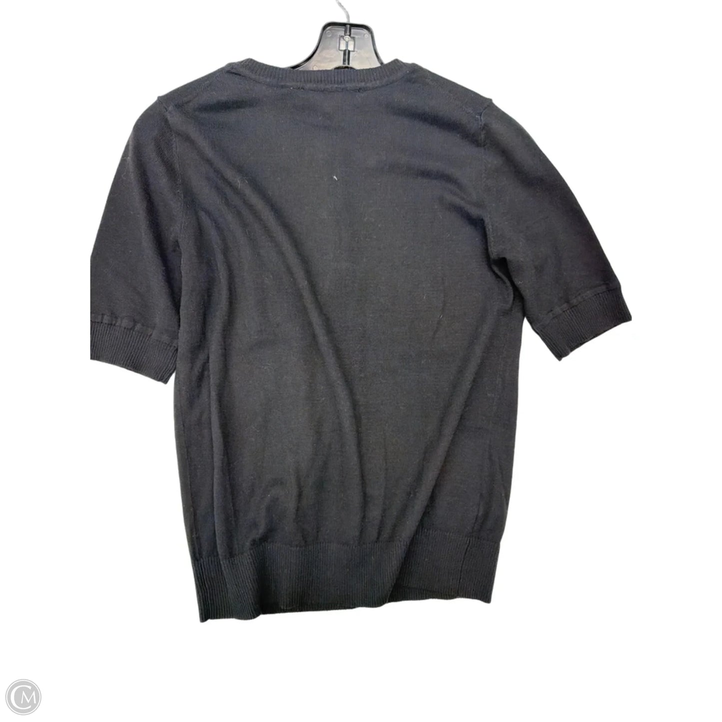 Top Short Sleeve By Loft In Black, Size: Xs