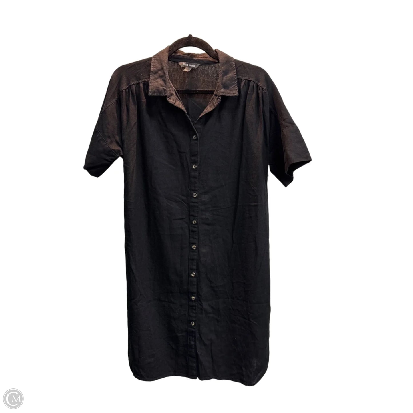 Dress Casual Midi By Well Worn In Black, Size: M