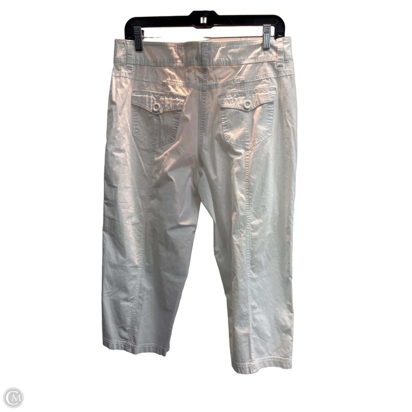 Capris By Style And Company In White, Size: 10