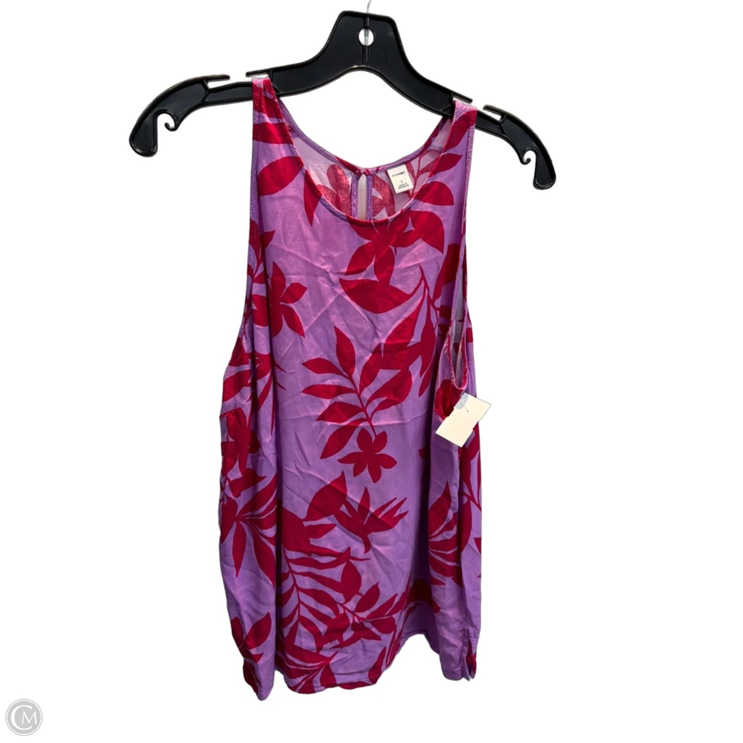 Tank Top By Old Navy In Pink & Purple, Size: L