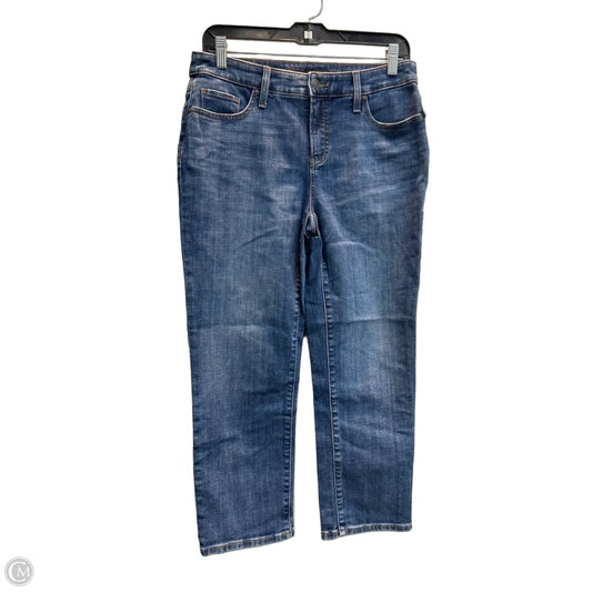 Jeans Cropped By Chicos In Blue Denim, Size: 4
