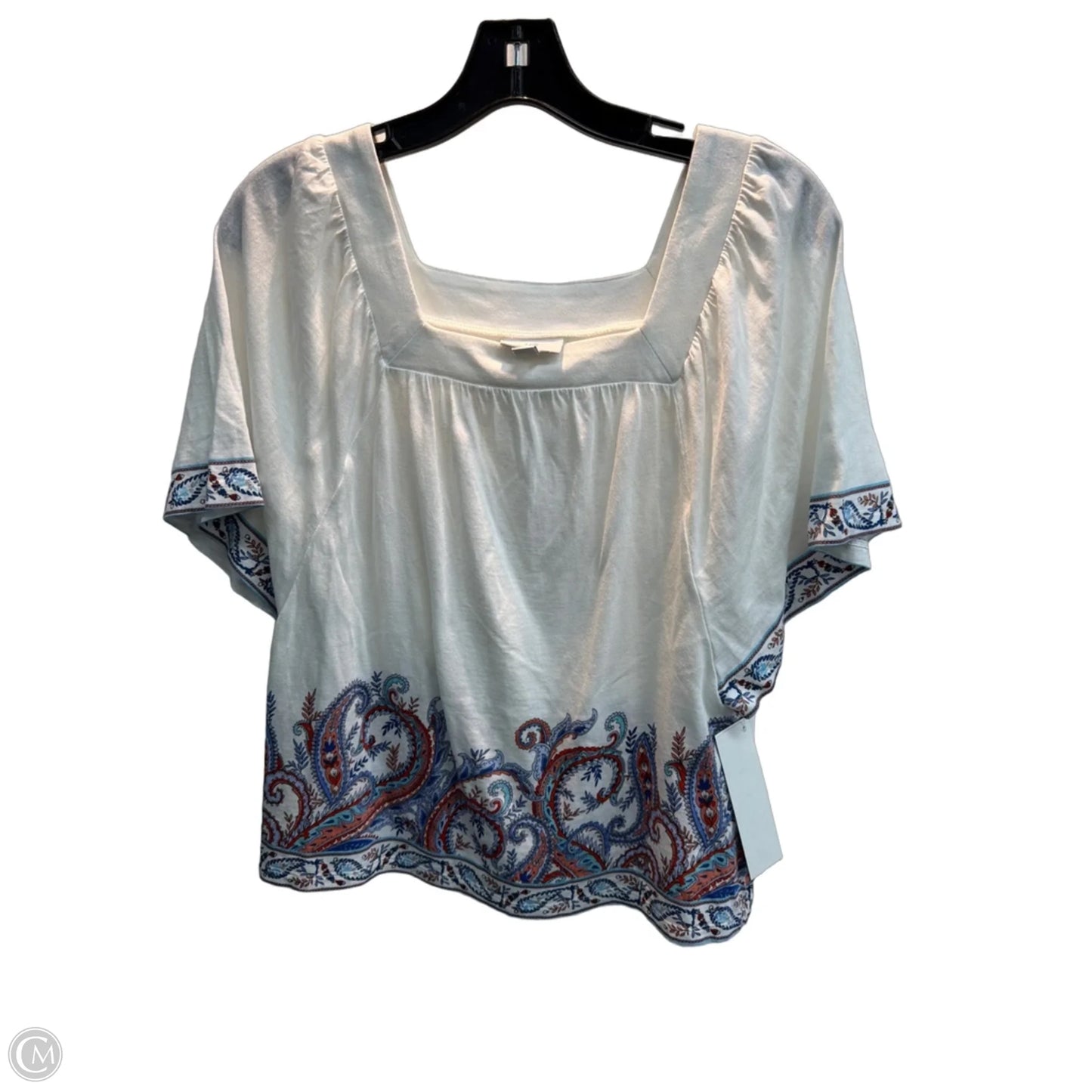 Top Short Sleeve By J. Jill In White, Size: Xsp