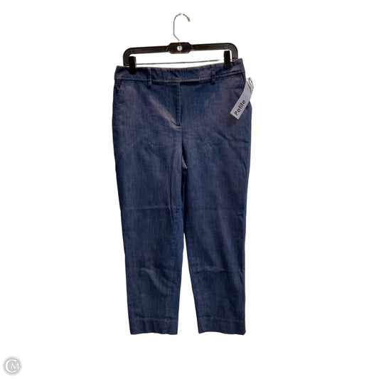 Jeans Cropped By Talbots In Blue Denim, Size: 10p