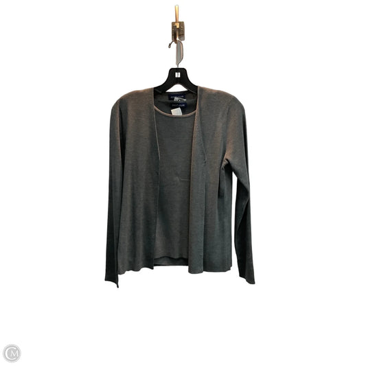 Top 2pc Long Sleeve By Ann Taylor In Ivory, Size: S