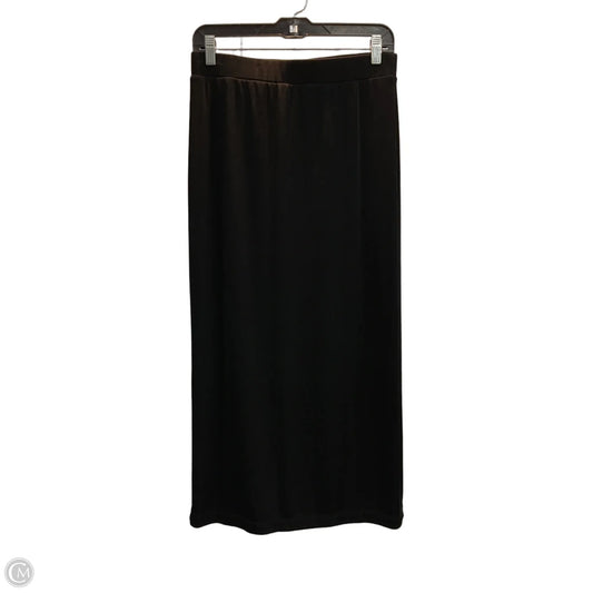 Skirt Maxi By Chicos In Black, Size: 8