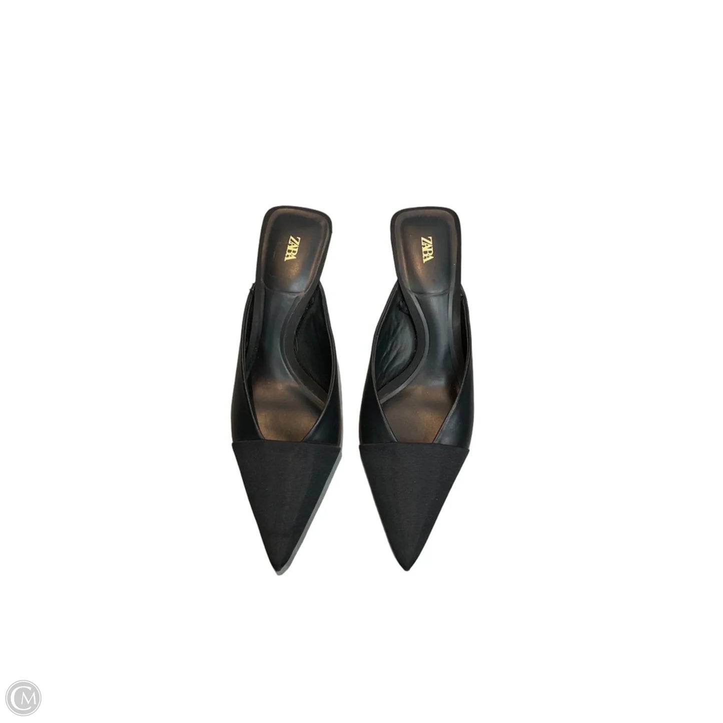 Shoes Heels Kitten By Zara In Black, Size: 7.5