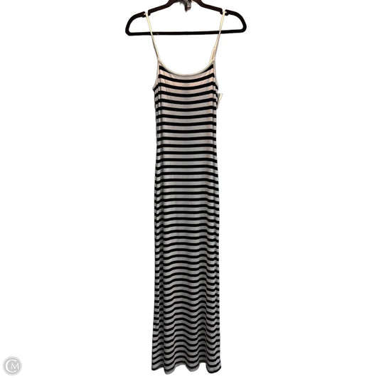 Dress Casual Maxi By Divided In Striped Pattern, Size: S