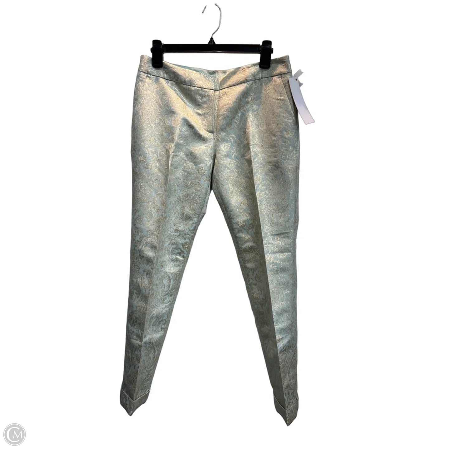 Pants Designer By Tory Burch In Aqua, Size: 6