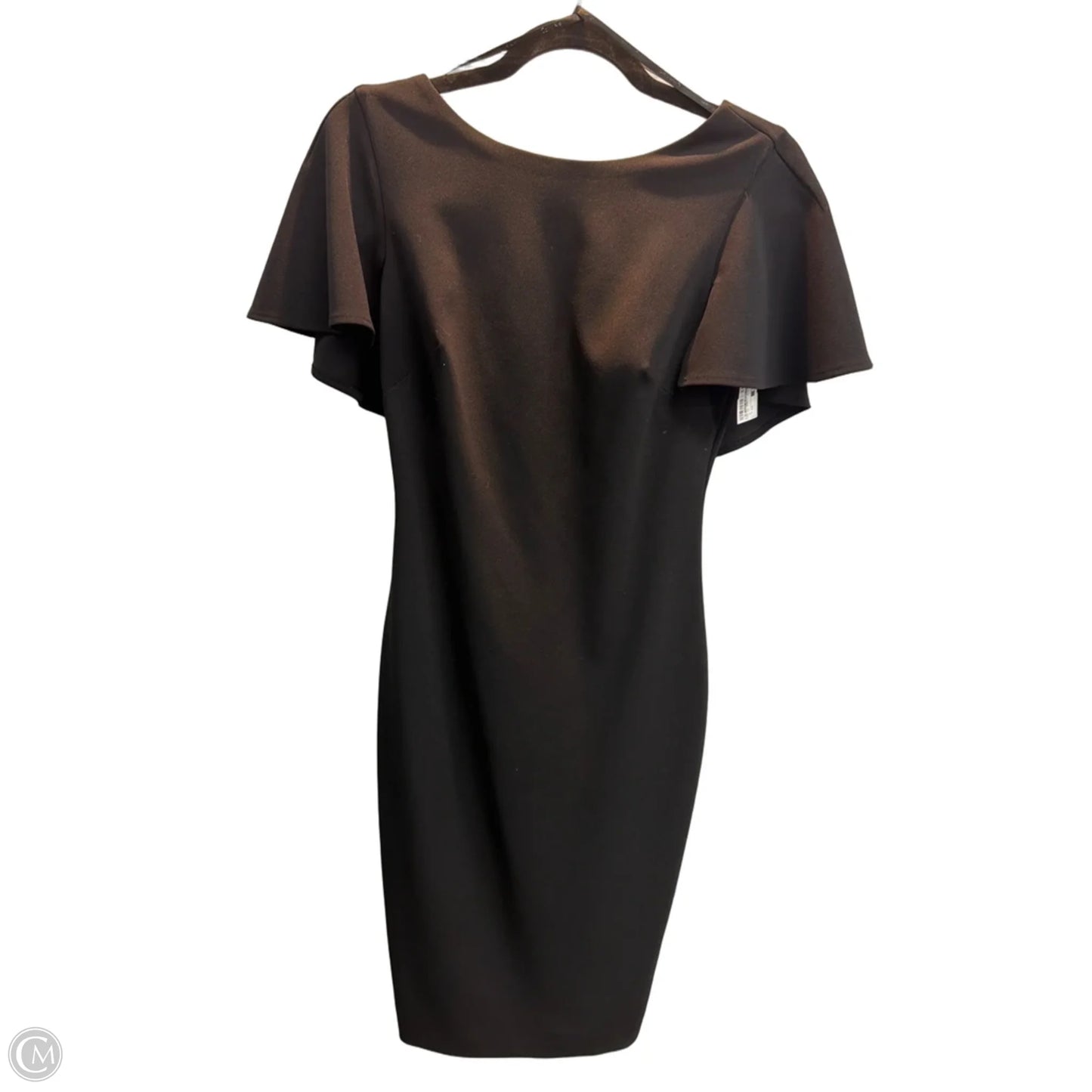 Dress Party Midi By Calvin Klein In Black, Size: Xs