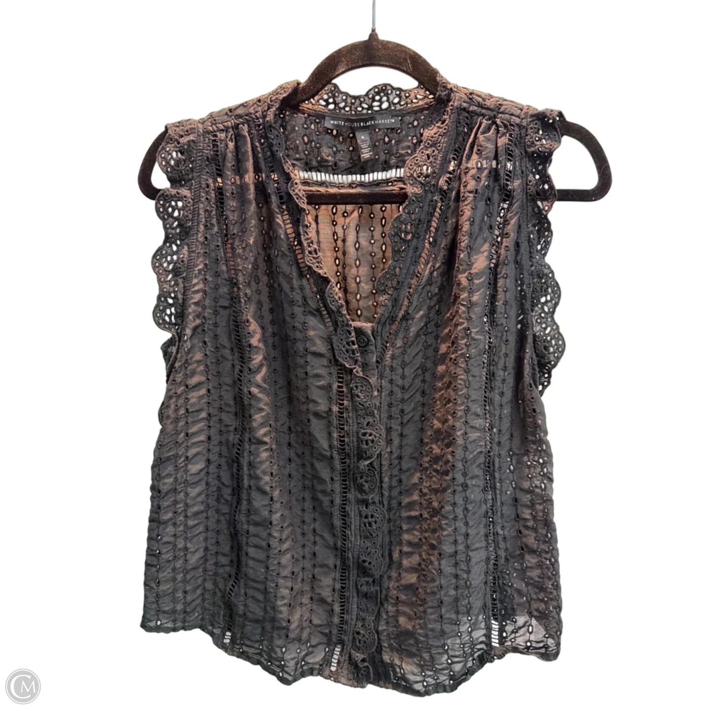 Top Sleeveless By White House Black Market In Black, Size: S
