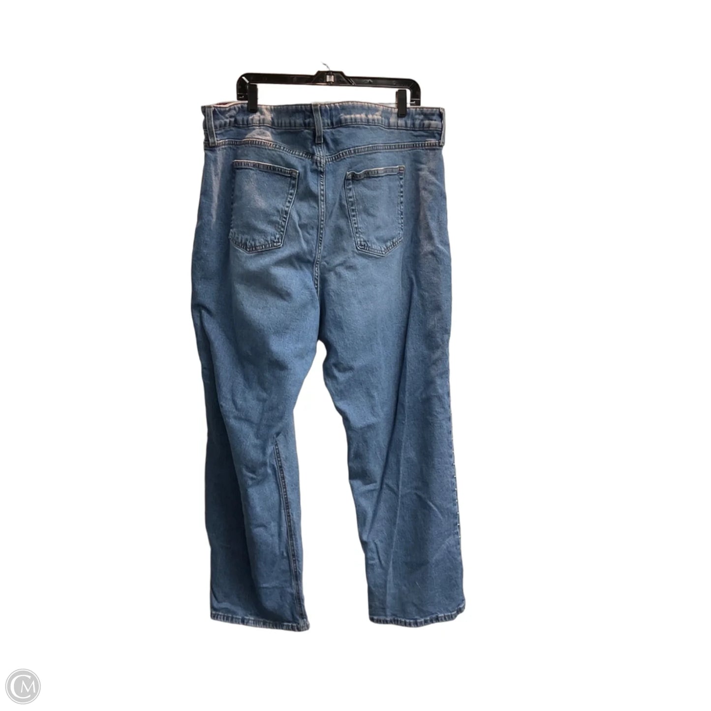 Jeans Straight By Edgely In Blue Denim, Size: 24