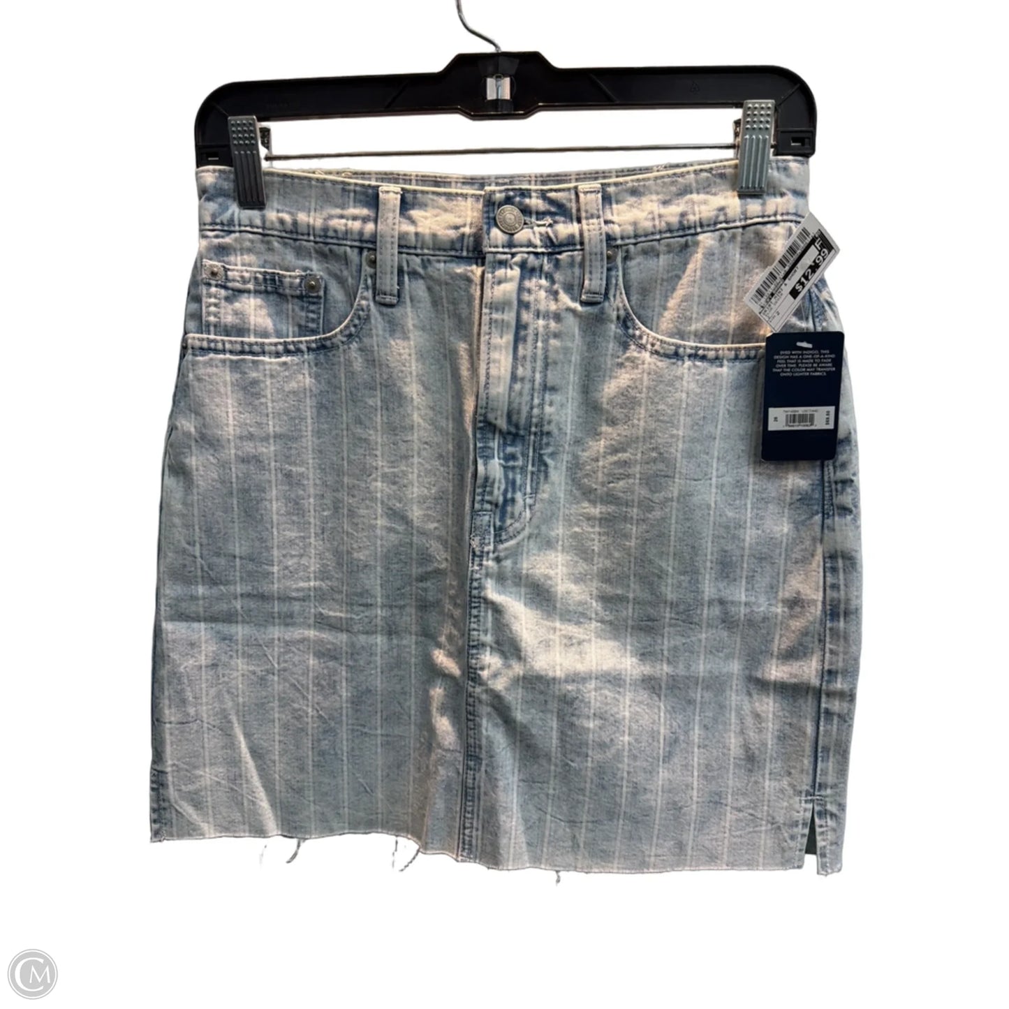 Skirt Mini & Short By Lucky Brand In Blue Denim, Size: 2