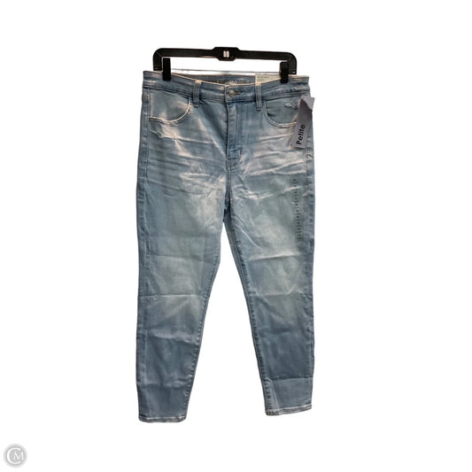 Jeans Skinny By American Eagle In Blue Denim, Size: 12p