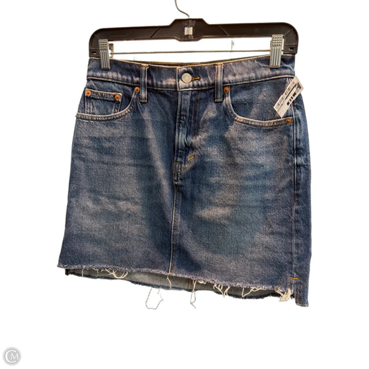 Skirt Mini & Short By Lucky Brand In Blue Denim, Size: 2