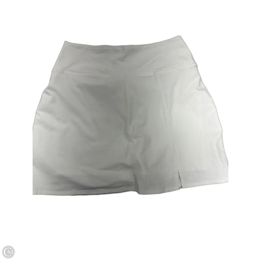 Athletic Skort By Clothes Mentor In White, Size: M