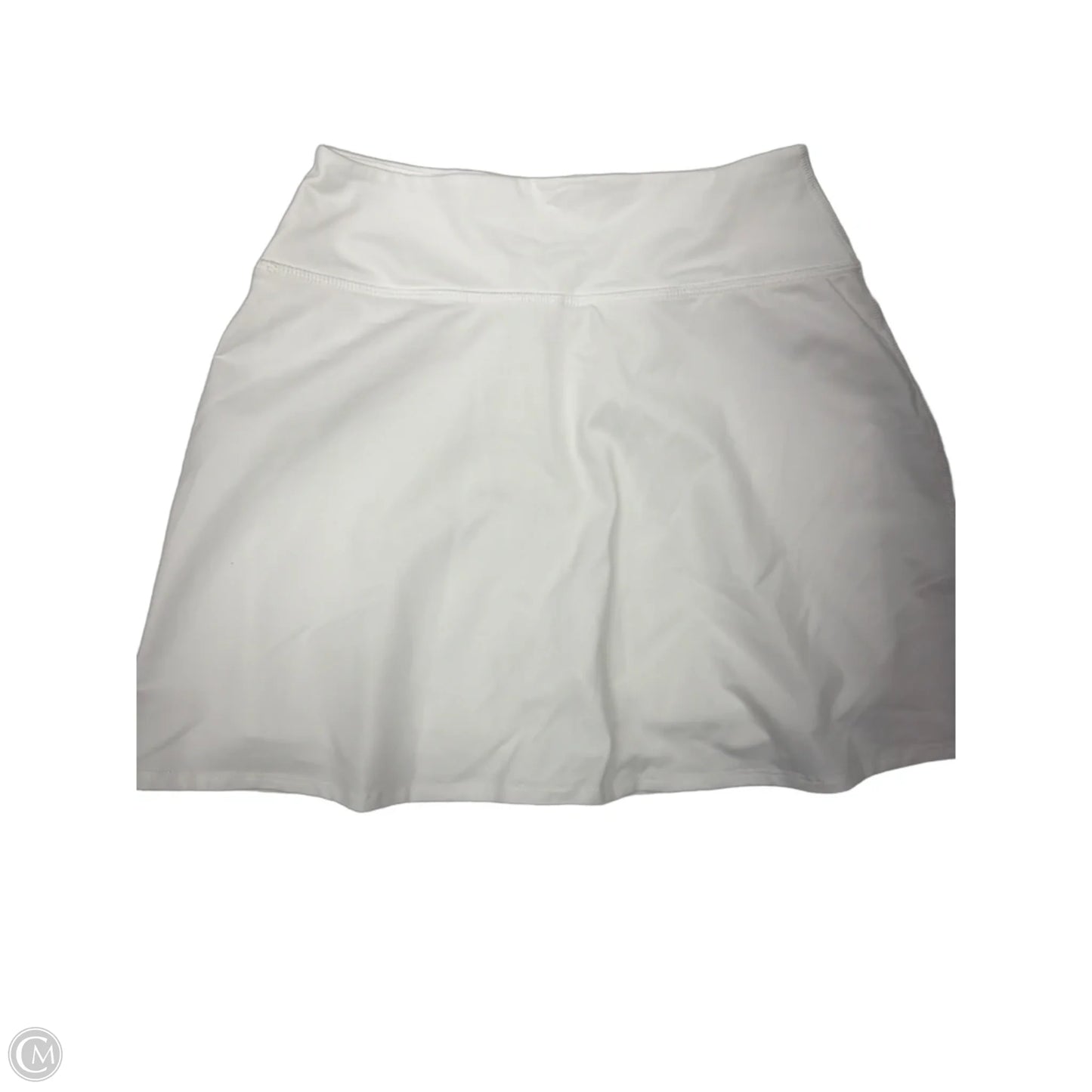 Athletic Skort By Clothes Mentor In White, Size: M