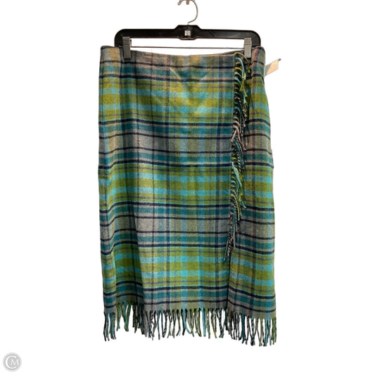 Skirt Midi By J. Jill In Plaid Pattern, Size: 12