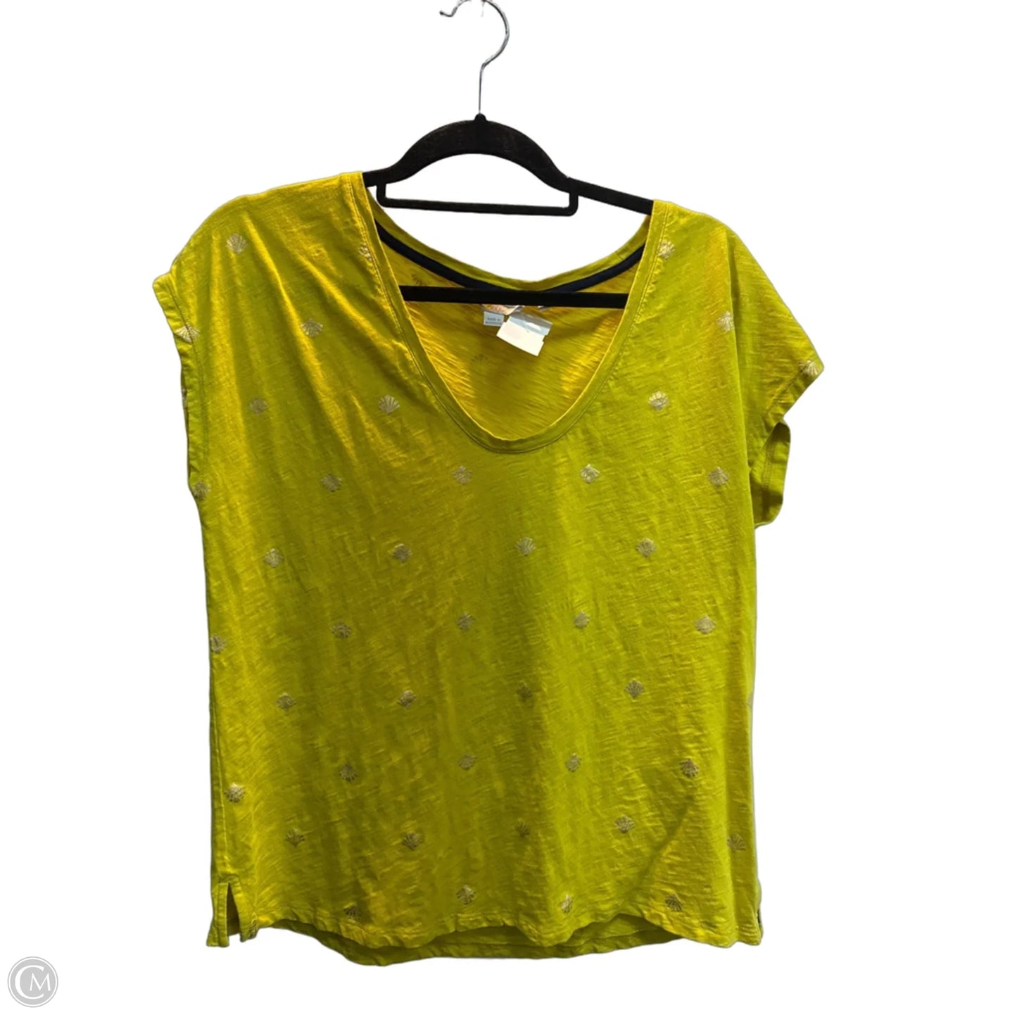 Top Sleeveless By Boden In Yellow, Size: M