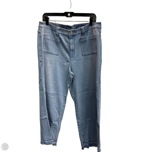 Jeans Wide Leg By J. Jill In Blue Denim, Size: 12