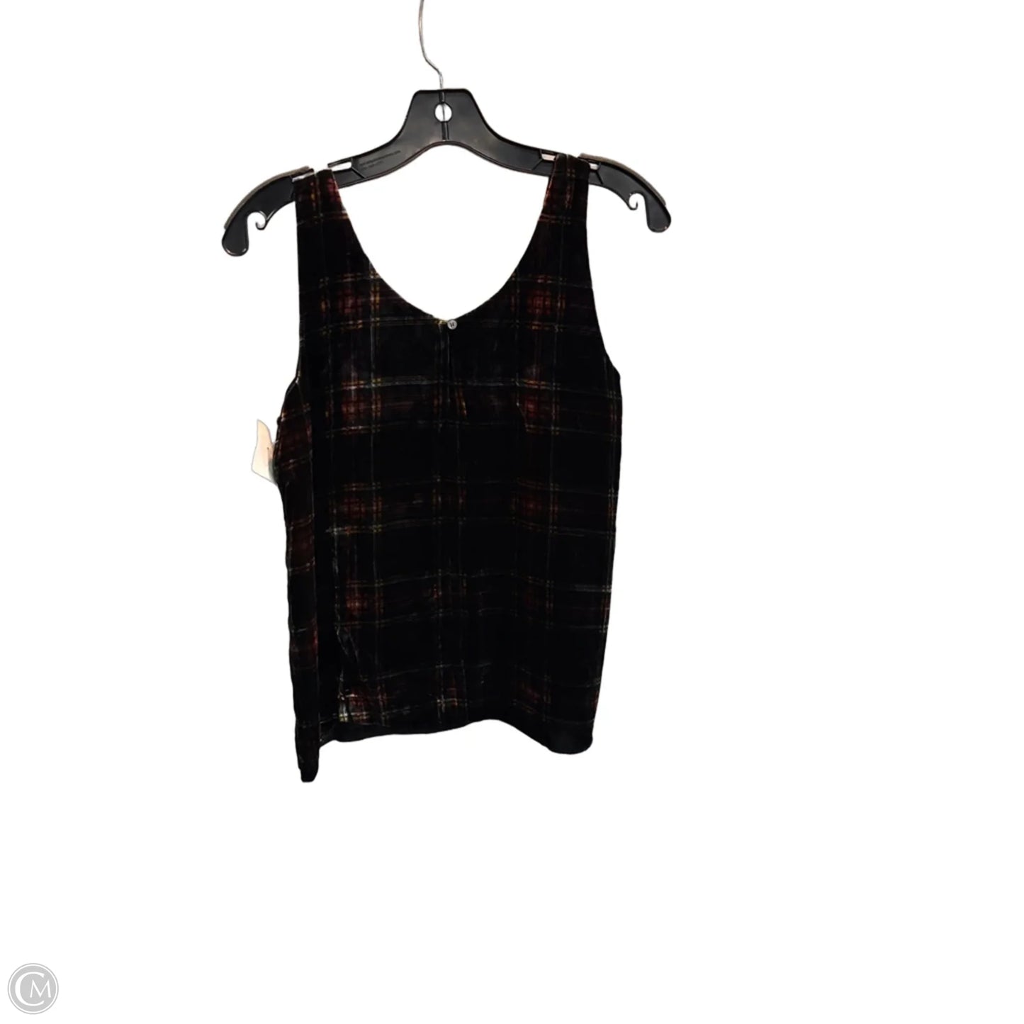 Top Sleeveless By J. Crew In Plaid Pattern, Size: Sp