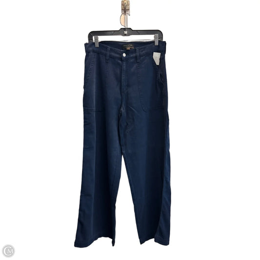 Pants Wide Leg By Banana Republic In Navy, Size: 8