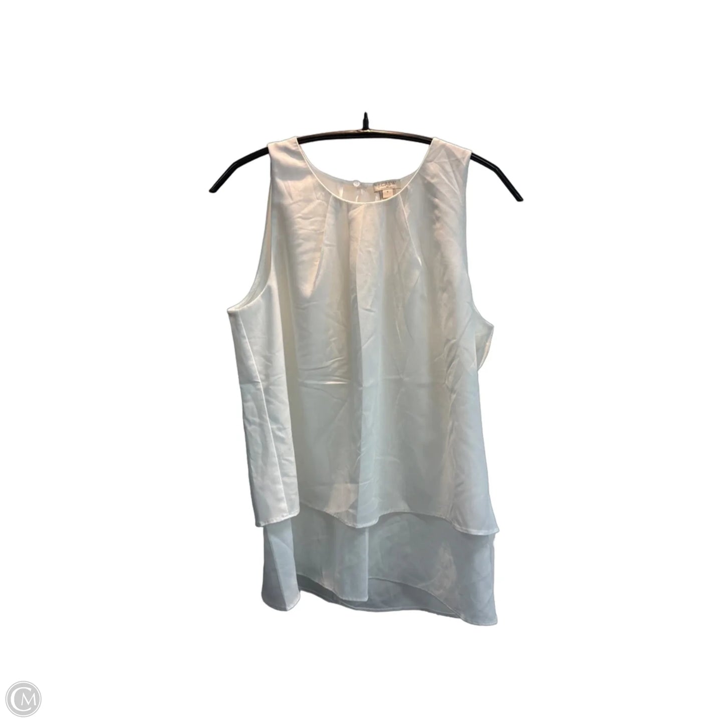 Top Sleeveless By J. Crew In White, Size: S