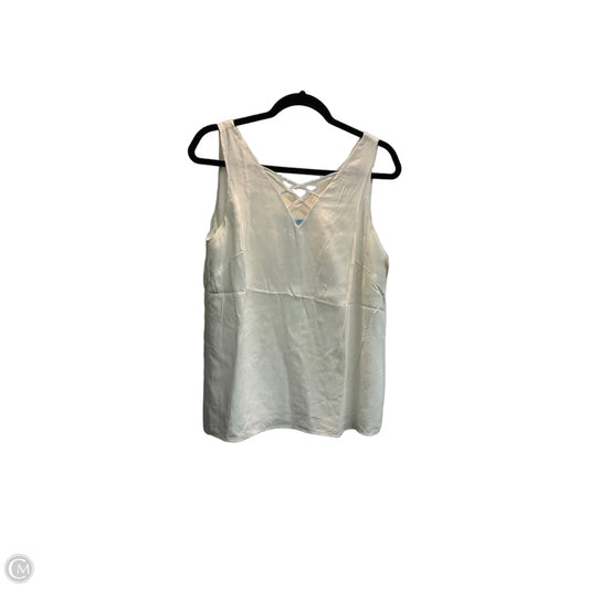 Top Sleeveless By Antonio Melani In White, Size: S