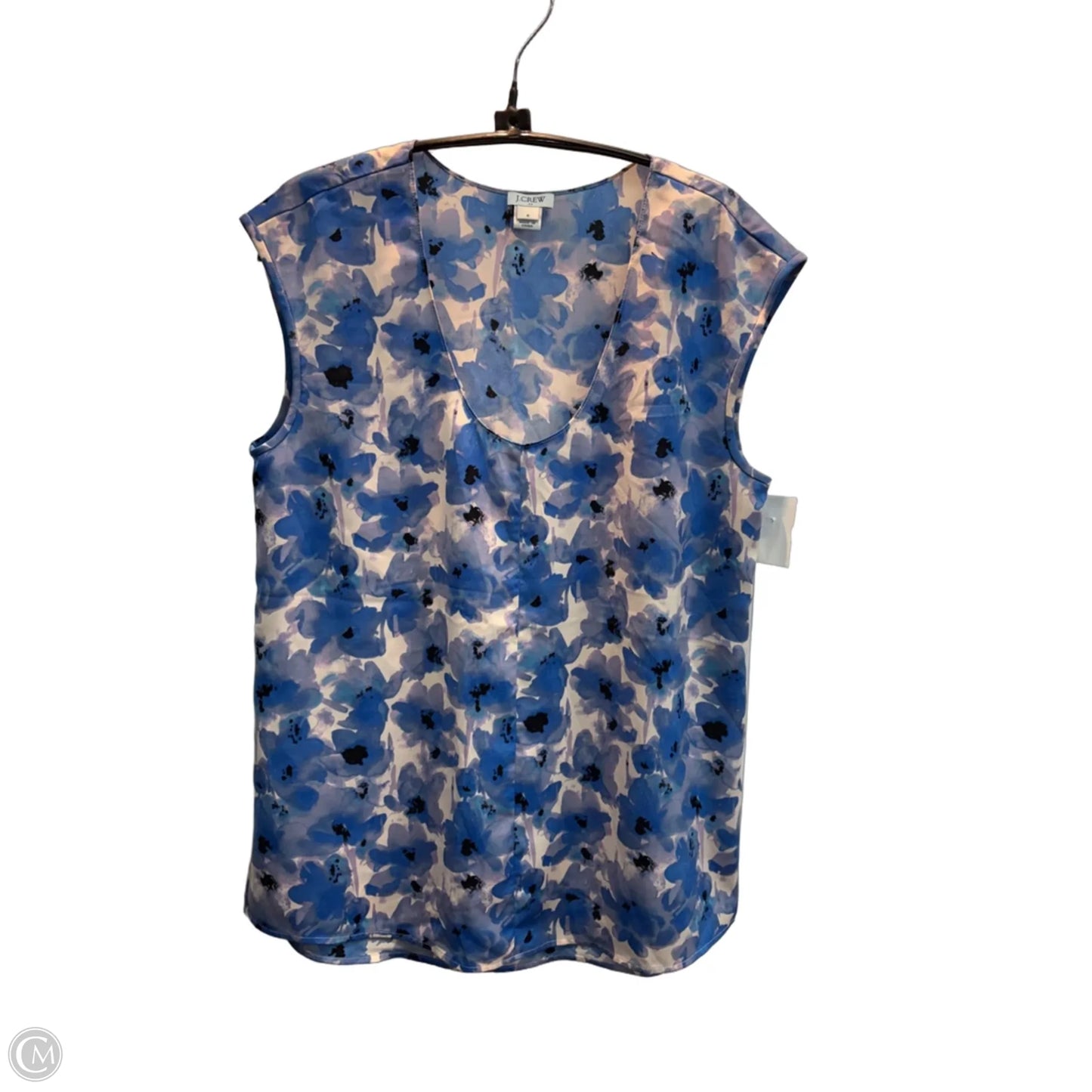Top Sleeveless By J. Crew In Floral Print, Size: 6