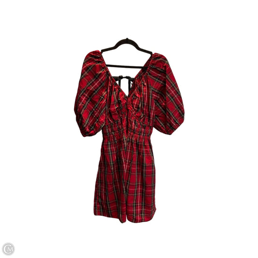 Dress Casual Short By Old Navy In Plaid Pattern, Size: M