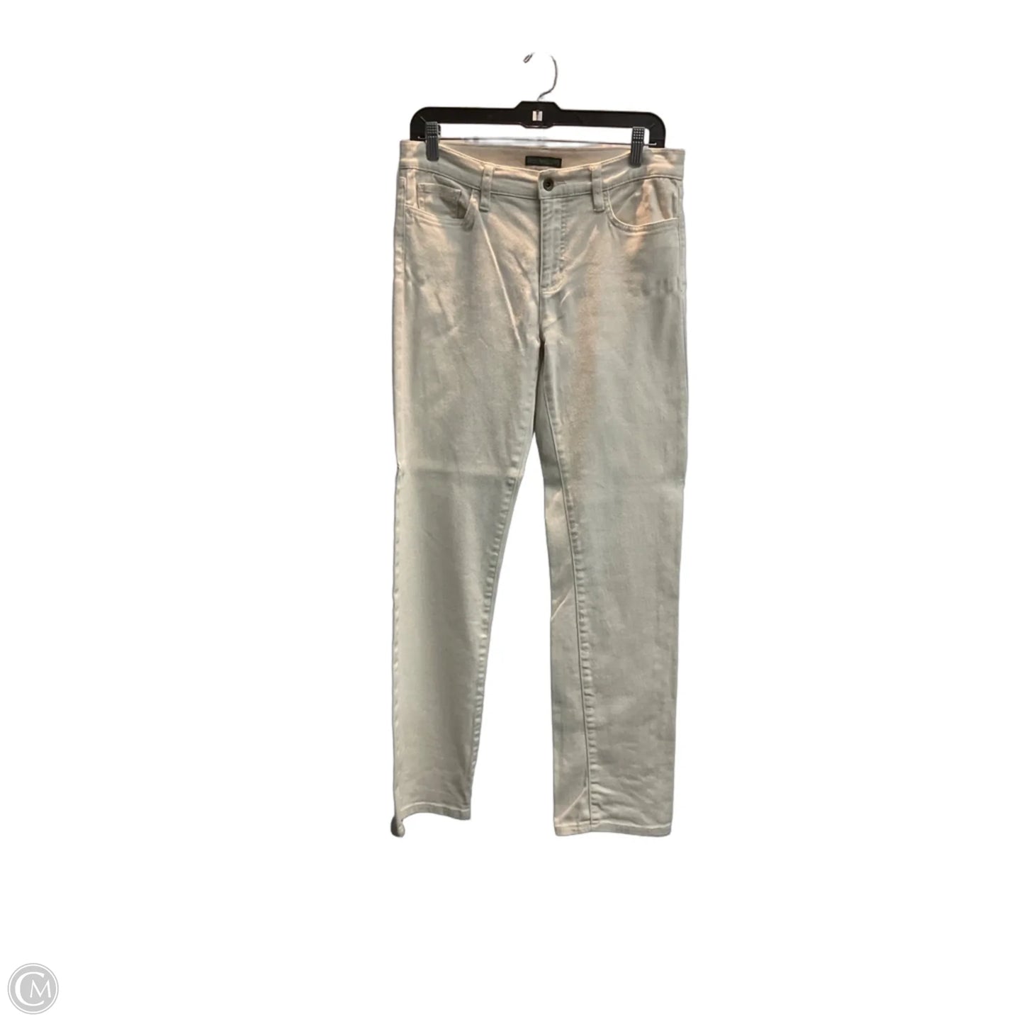 Jeans Straight By Lauren By Ralph Lauren In Cream Denim, Size: 6