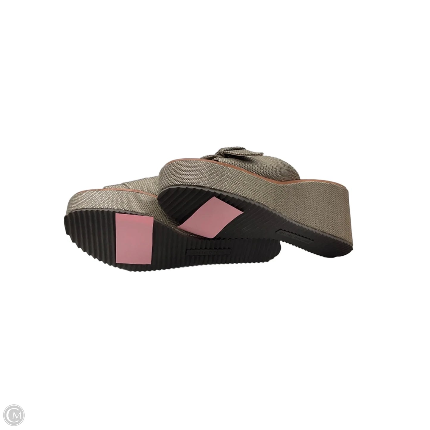 Sandals Heels Platform By Donald Pliner In Brown, Size: 8.5