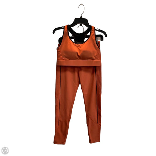 Athletic Pants 2pc By Zyia In Orange, Size: L