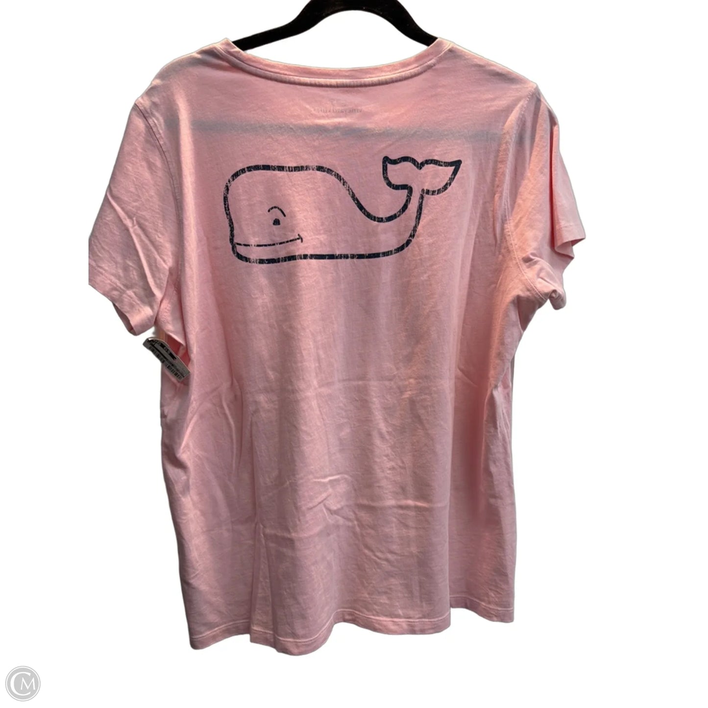 Top Short Sleeve Basic By Vineyard Vines In Pink, Size: L