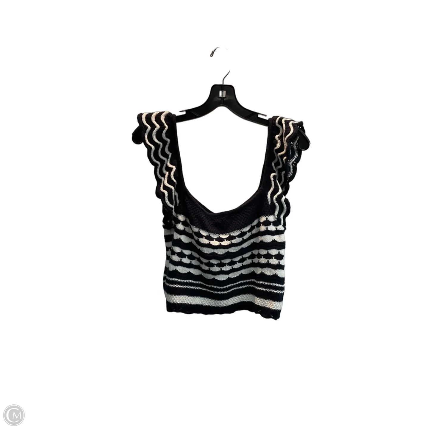 Top Sleeveless By Banana Republic In Navy, Size: S