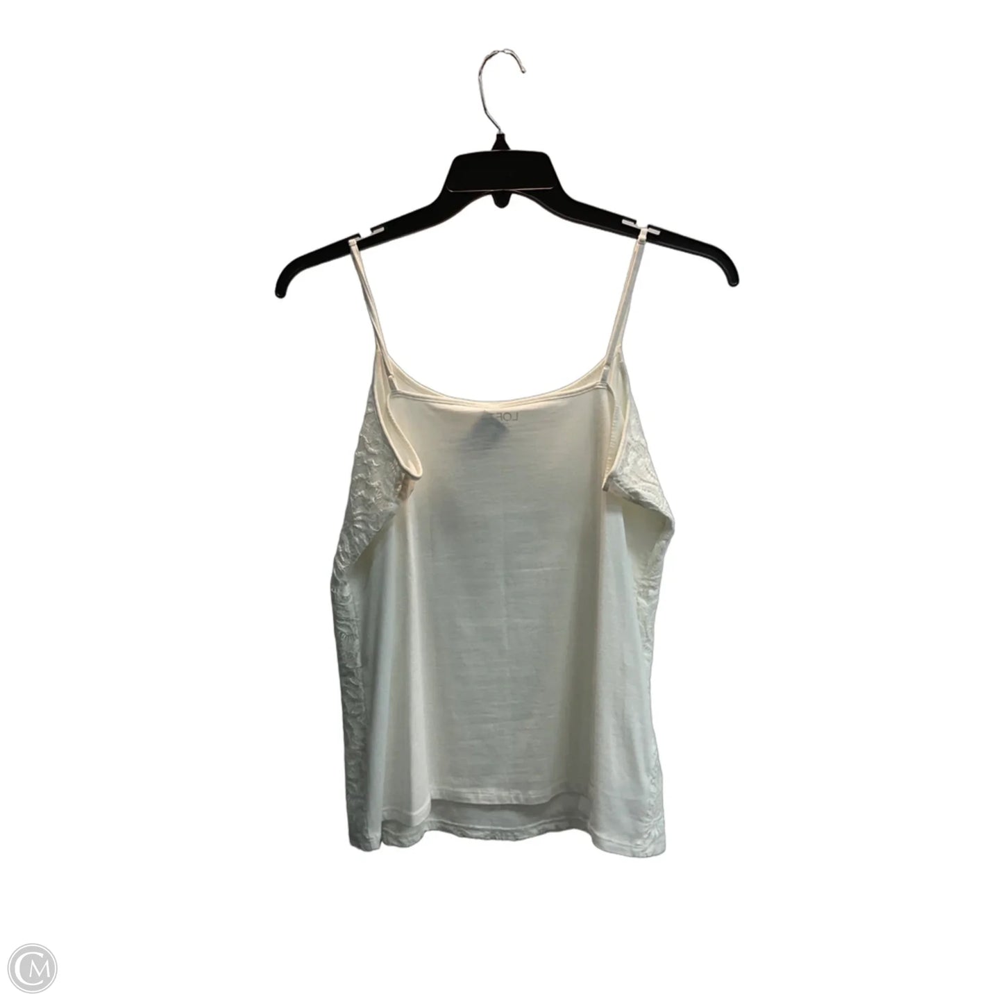Top Cami By Loft In Cream, Size: Xl
