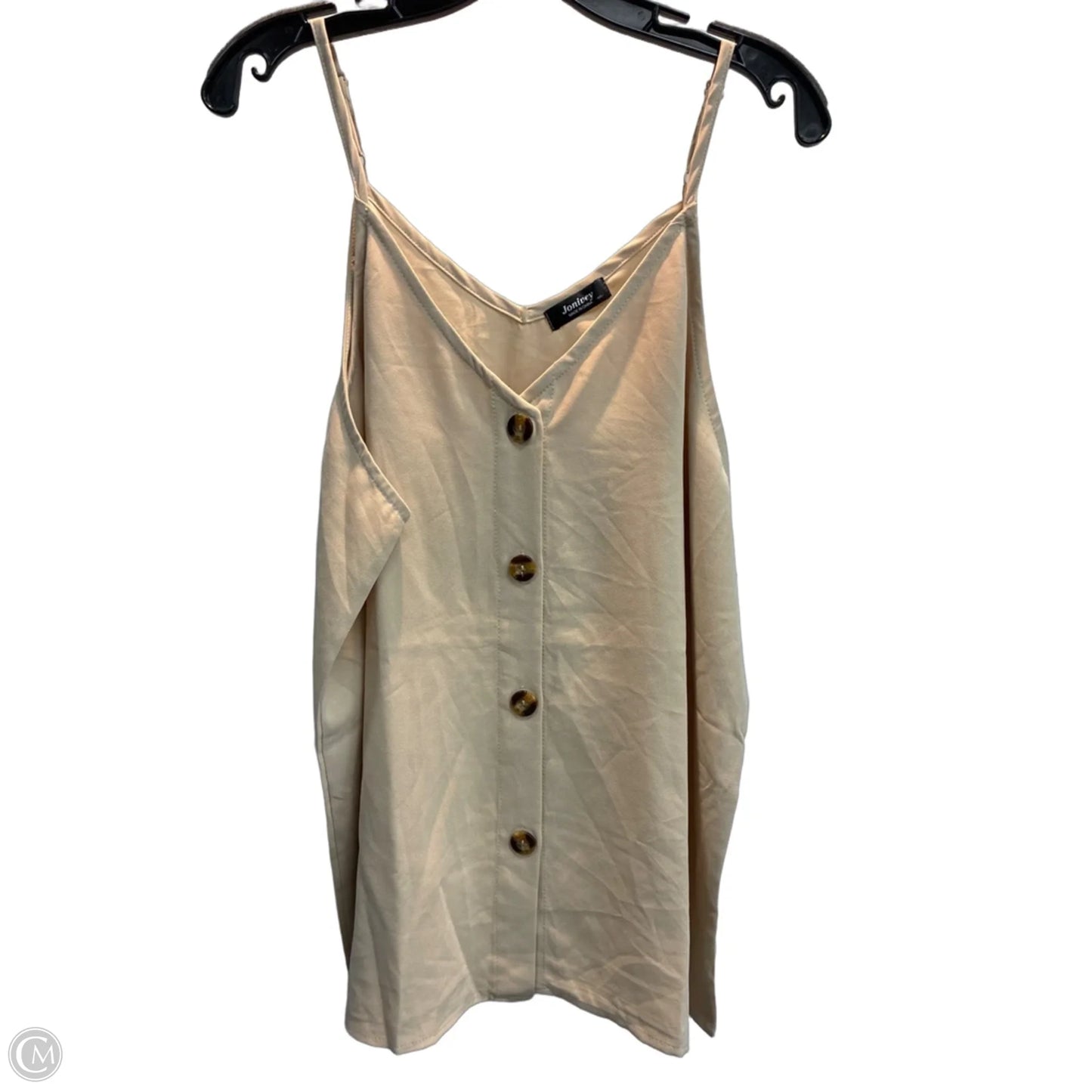Top Cami By Clothes Mentor In Tan, Size: Xxl