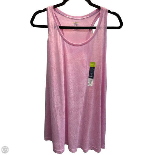Athletic Tank Top By Tek Gear In Pink, Size: 2x
