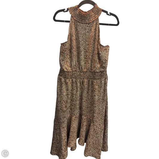 Dress Casual Midi By Maurices In Brown, Size: Xl
