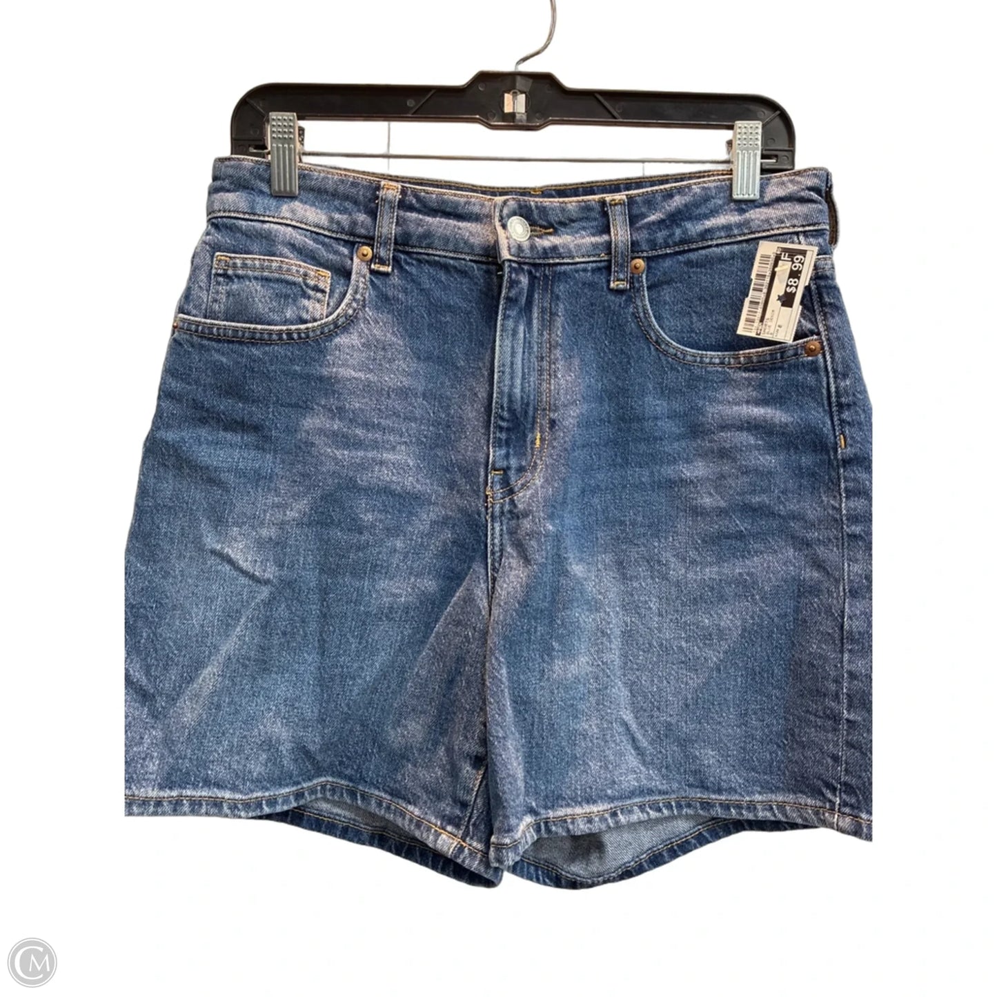 Shorts By H&m In Blue Denim, Size: 8