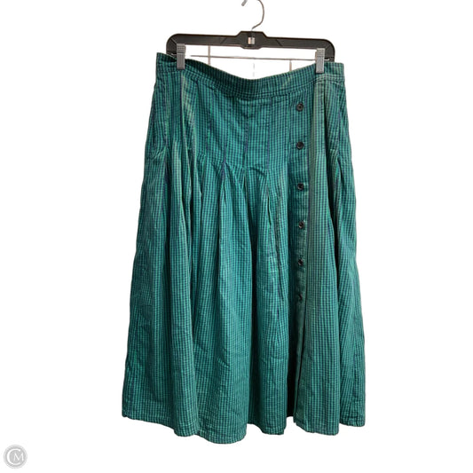 Skirt Maxi By Free People In Checkered Pattern, Size: 14