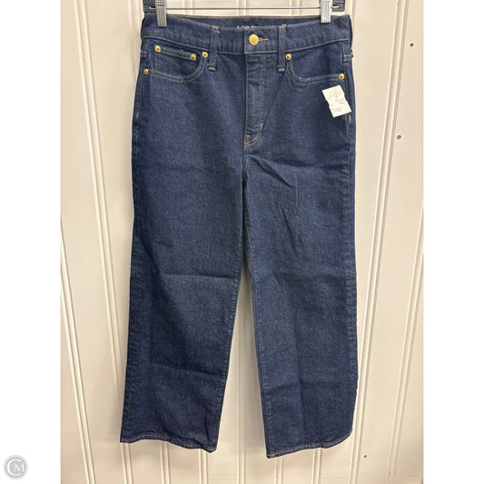 Jeans Cropped By J. Crew In Blue Denim, Size: 4