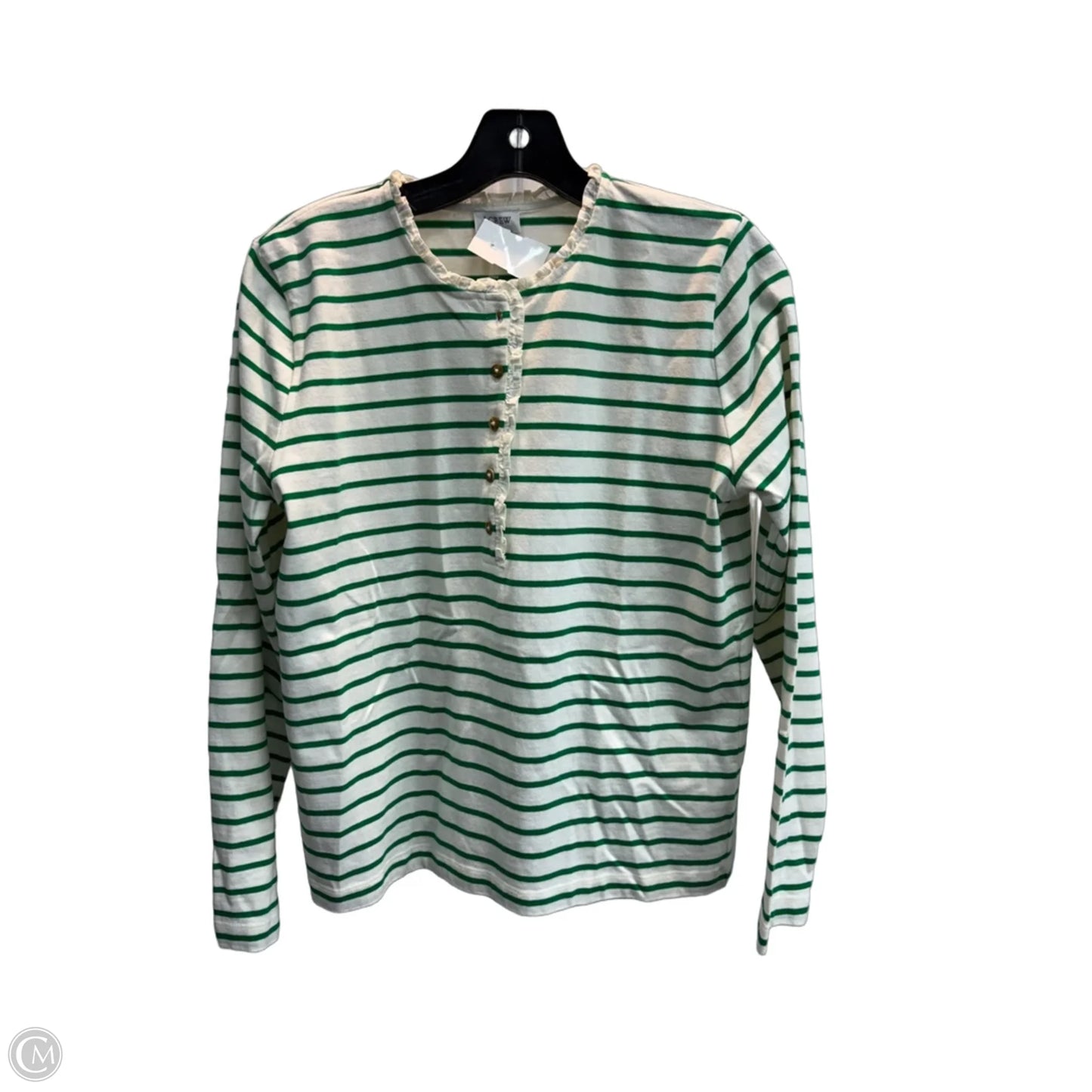 Top Long Sleeve By J. Crew In Striped Pattern, Size: S