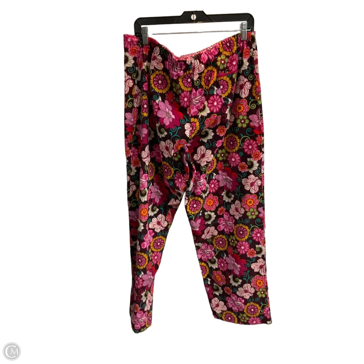 Pants Wide Leg By Vera Bradley In Floral Print, Size: L
