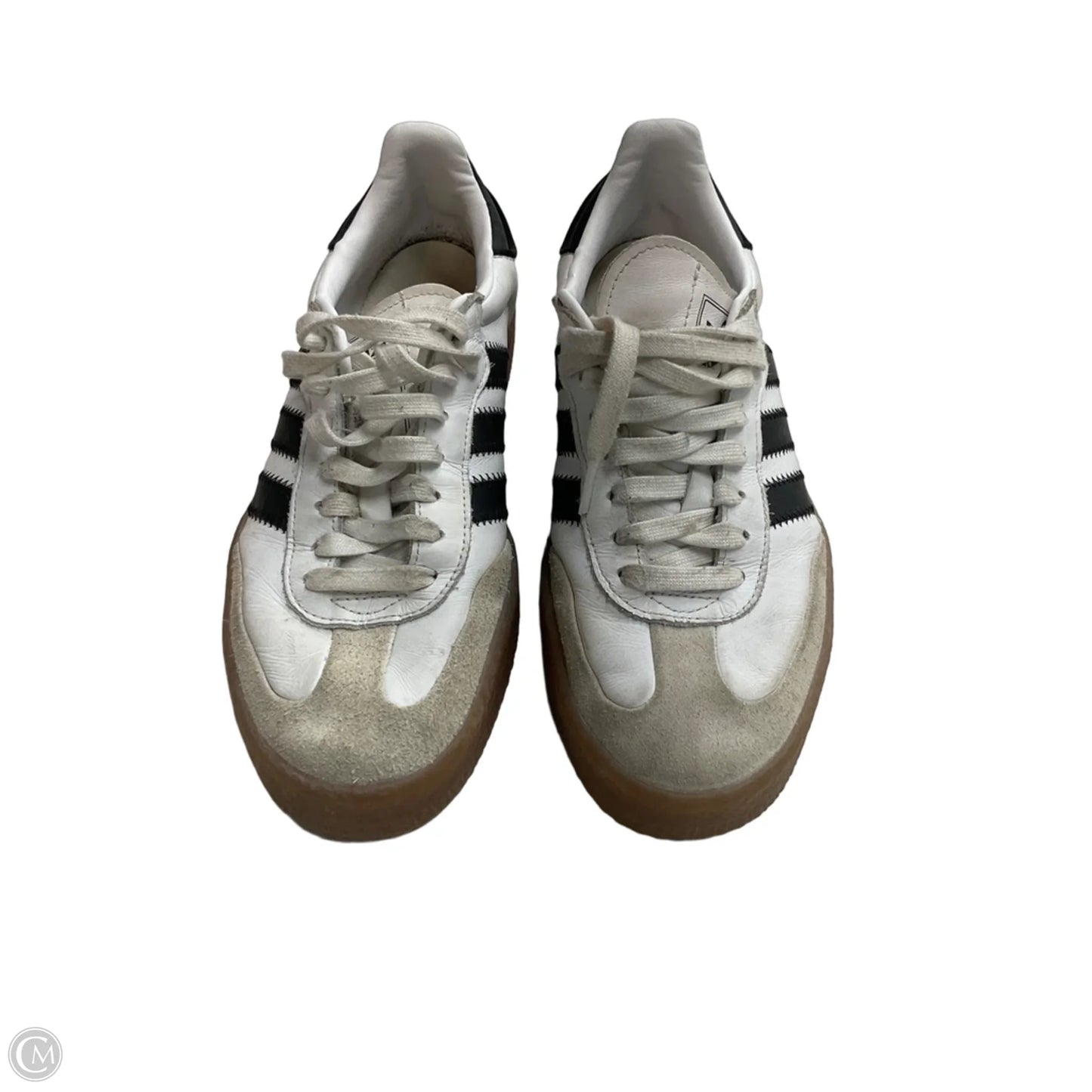 Shoes Sneakers By Adidas In Black & White, Size: 8.5